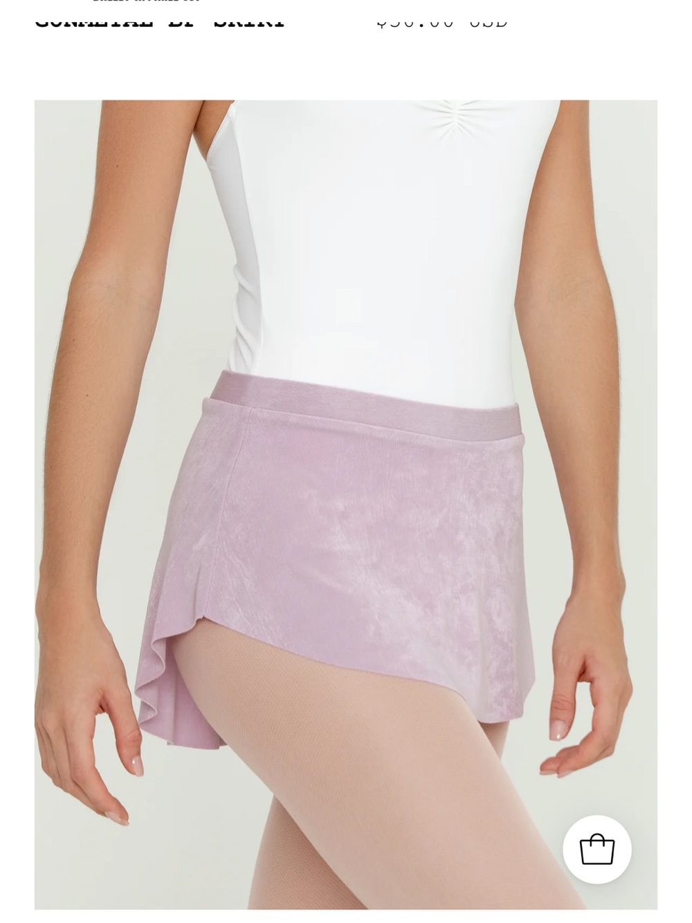 Lilac “Ballet Pointe” ballet skirt